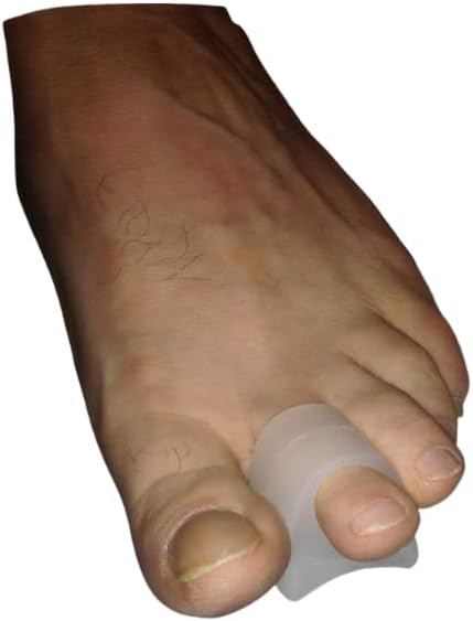 Dr. Jill's Foot Pads, Y12555, Latex Free Spreader with Loop/1 Toe Crest Pad-Medium-4 Pack