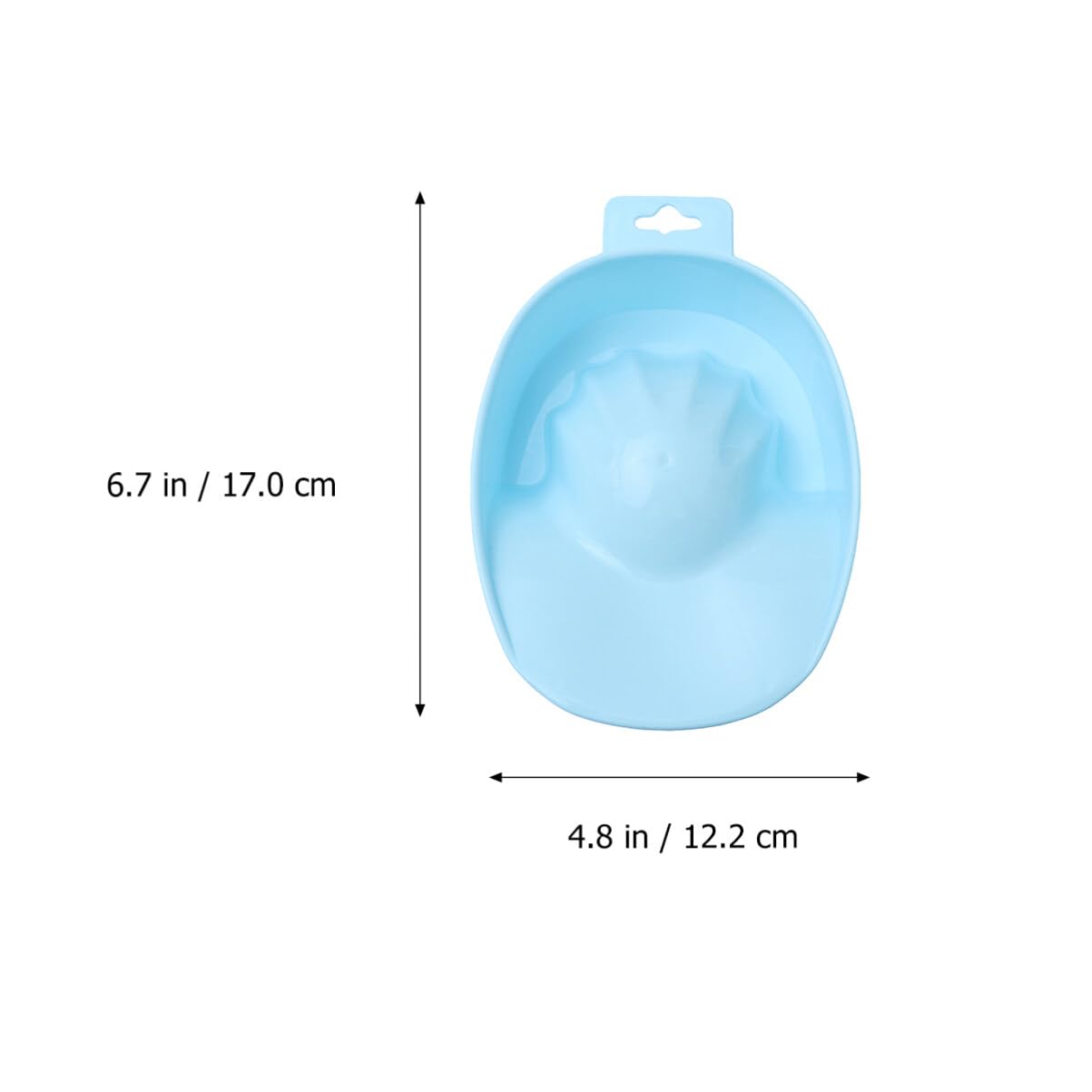 Beaupretty Single-layer Soaking Bowl for Nail Removal Manicure Tools off Bowl Nail for Home Salon