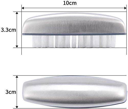 Hand and Nail Brush cleaner,Stainless Steel Soap, fingernail toe Cleaning Scrubbing Brushes & Help Eliminating Smells Absorb Odor (1 PCS)