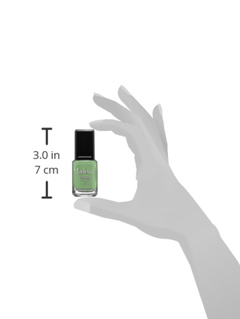 LONDONTOWN lakur Nail Polish - Chip-Resistant, Non-Toxic, Conditions & Hydrates Nails | Glossy Grass Green, Secret Garden Posh, .40 fl oz