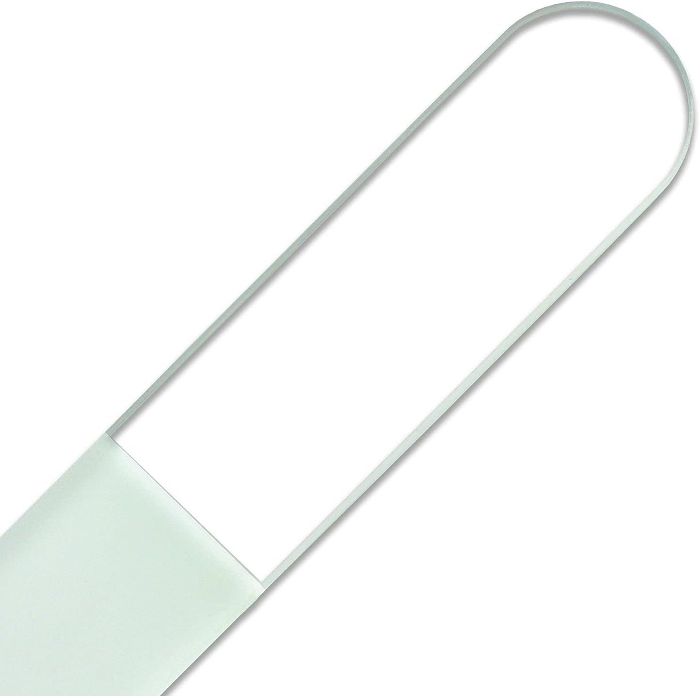 Mont Bleu Large Professional Glass Nail File - Genuine Czech Tempered Glass - Handmade in Czech Republic - Best Crystal Nail File for Natural Nails