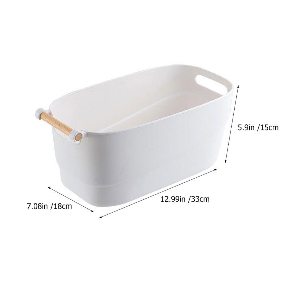 FRCOLOR Nail Soaking Bowl for Manicure Hand Soaking Bowl Nails Soak Container Plastic Hand Care Soak Bowl for Home DIY and Professional Nail Art Salon