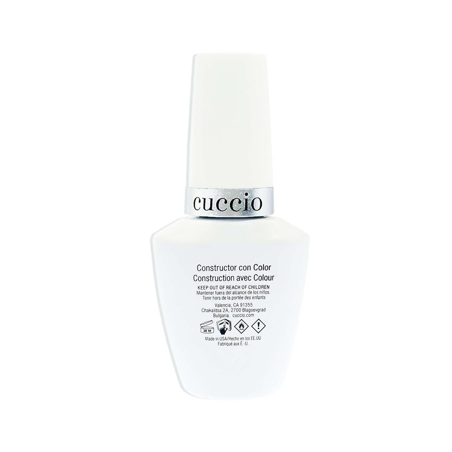 Cuccio Brush-On Colour Builder Soak Off Gel - Sassy Pink by Cuccio Pro for Women - 0.43 oz Nail Polish