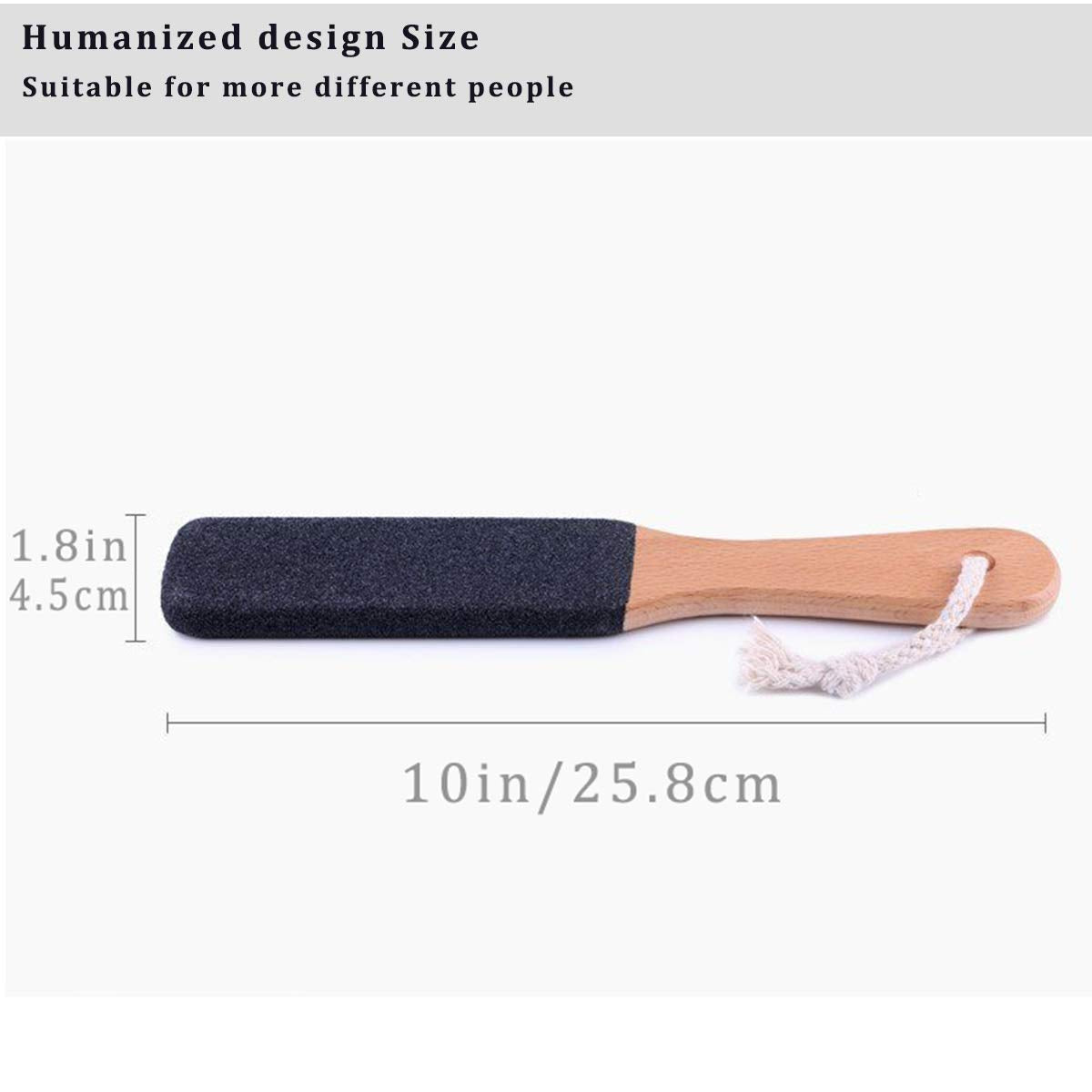 Foot File Callus Remover Foot Scrubber,Professional Pedicure Foot Rasp Removes Cracked Heels,Dead Skin,Corn,Hard Skin,Pumice Stone for Scraper File Brush Tools for Wet and Dry Feet