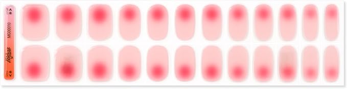60% Semi-Cured Gel Nail Strips Kit (champagne blush) – Long Lasting, Easy to Apply Premium Gel Strips Set, 24 pcs, Includes 2 Prep Pads, Nail File, Cuticle Stick