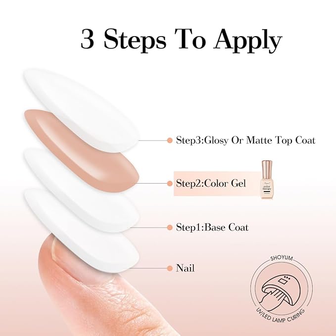 Sheer Nude Pink Gel Nail Polish LED UV Gel Soak Off Clear Elegant French Manicure Jelly Nail Polish Varnish 15ml for Home Salon Nail Art DIY X09