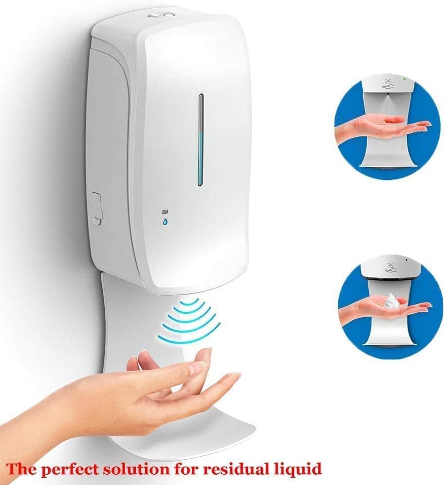 4PCS Drip Tray for Wall Mounted Dispenser, Prevent Dripping and Spraying, Dispenser Stand, Detergent Cup Holder (White)