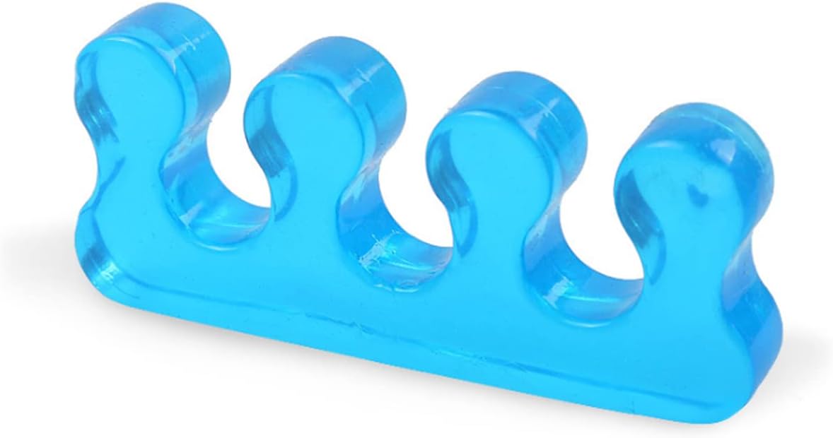 Toe Separators for Nail Polish, Toe Spacers Gel Toe Separator Toe Dividers Pedicure for Toenail Finger Tools 4 Colors IRCHLYN (4 Pairs)
