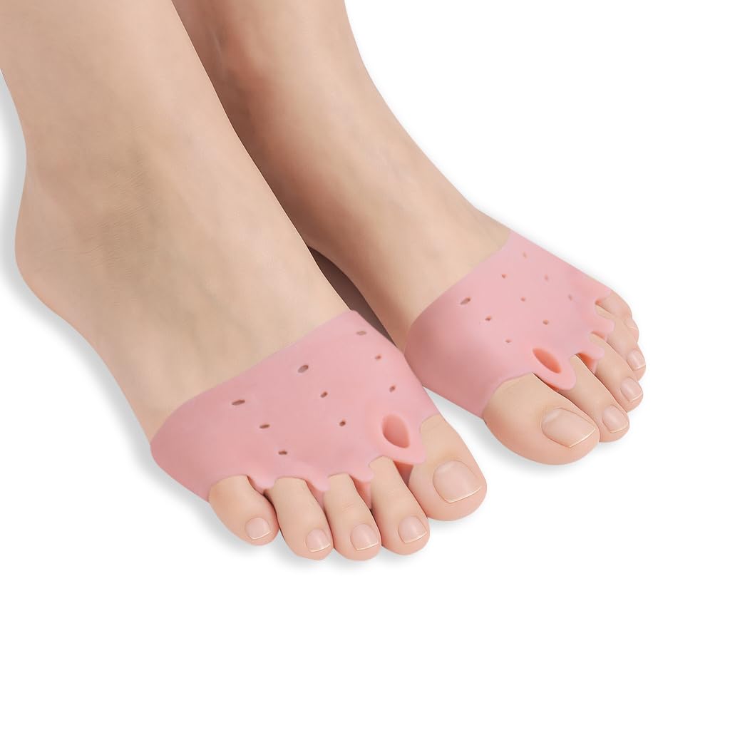 4 Pairs Silicone Toe Separators for Women & Men Soft, Breathable Toe Spacers for Comfort, Bunion Relief, and Pedicure – Toe Alignment Correctors