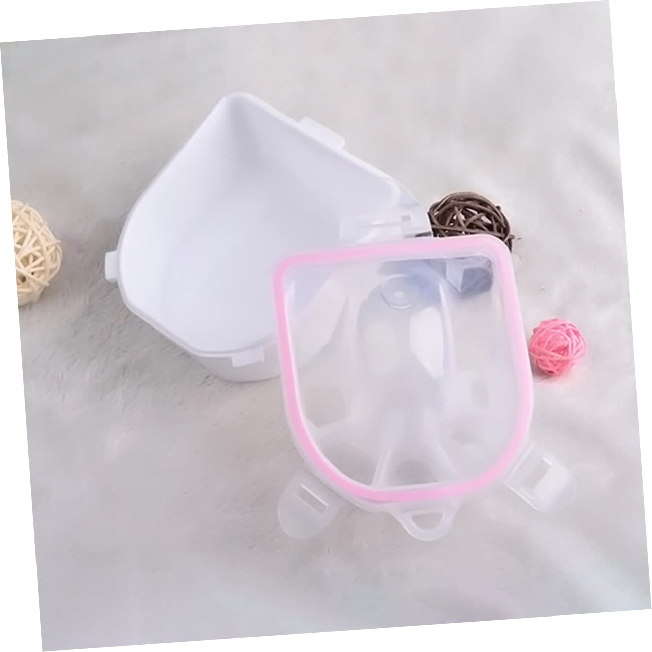 2pcs Nail Soaking Bowl for Nail Polish Gel Dual Soaking Bowl for Manicure Art Supplies Safe Acrylic Material