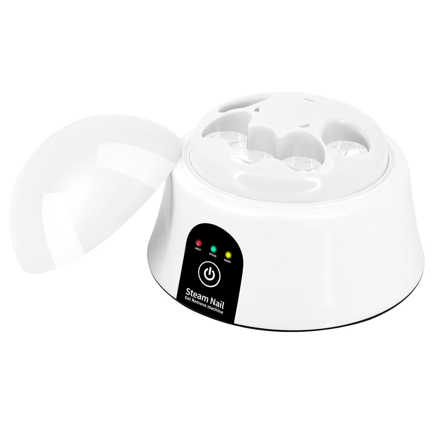 Nail Soaking Bowl, Electric Soak off Bowl Manicure Soaker for Gel Nail Polish Remover, Acrylic Nails, Dip Powder Remover, White