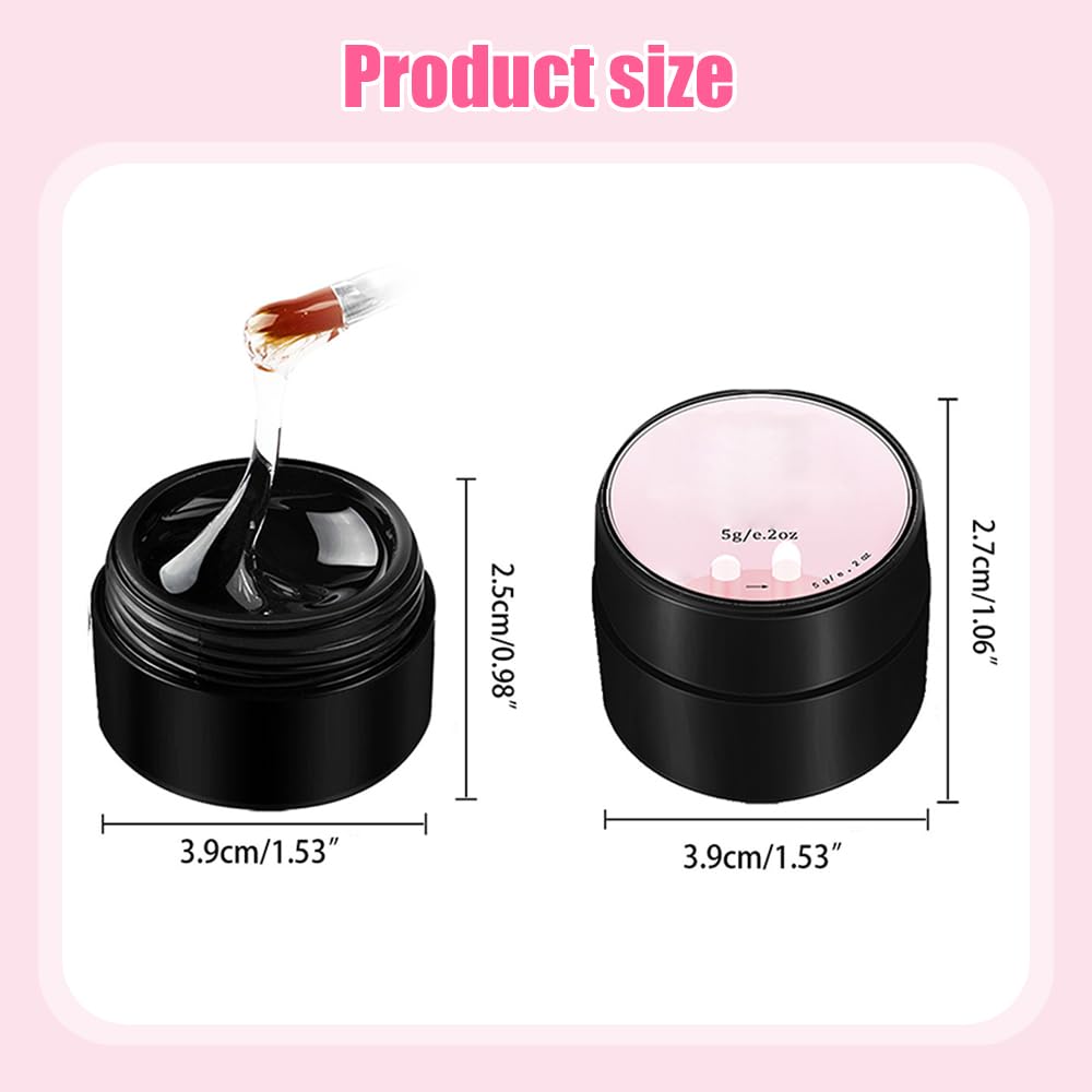 Nail Repair Protection Gel, 2025 Upgraded Nail Repair Gel for Damaged Nails, Instant Cracked Nail Repair Kit for Split Natural Nails, Easy Quick Fix Strengthening Treatment Cuticle Care (2 Pcs)