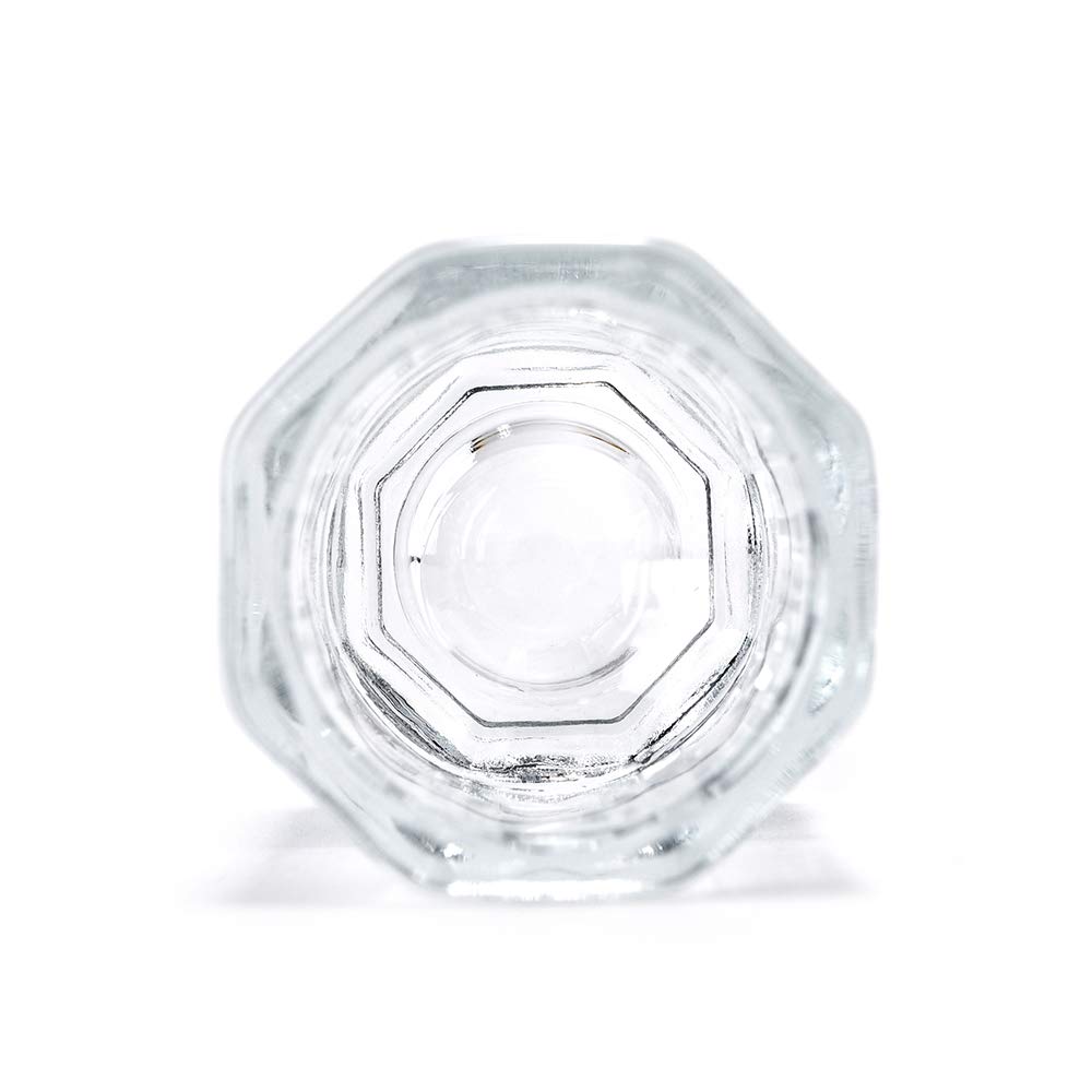 Glass Crystal Dappen Dish with Metal Lid Nail Art Acrylic Powder Nail Art Tools (size-2)