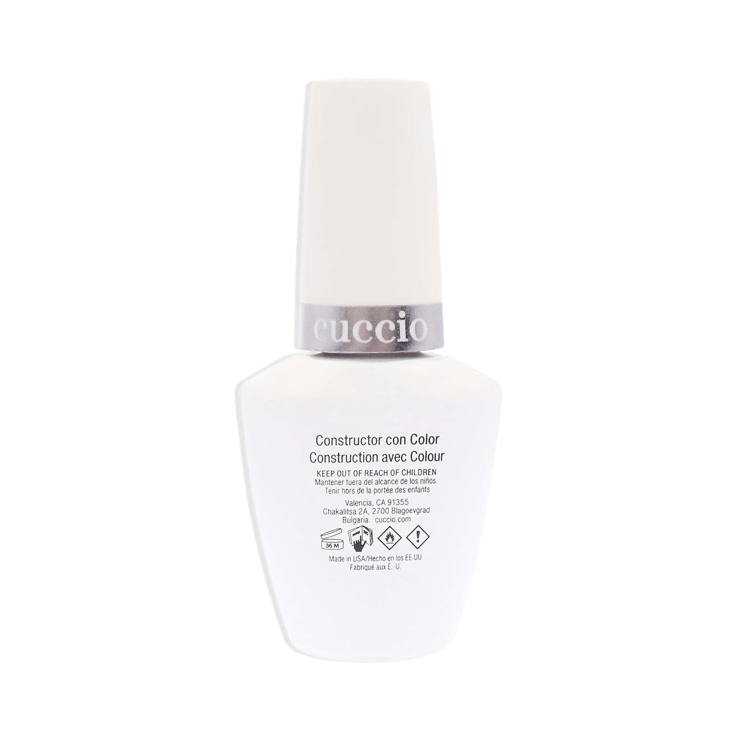 Cuccio Pro Brush-On Colour Builder Soak-Off Gel - Calcium Enriched - Easy Brush-On - Perfect Light Color - Reinforce, Build, Shape And Extend The Natural Nail - Bare Pink - 0.43 Oz Nail Polish
