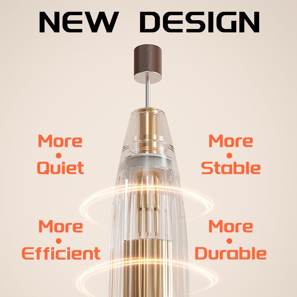 Cordless Electric Nail Drill 35000RPM Rechargeable Portable Nail File Kit for Acrylic & Gel Nails, Professional Manicure Pedicure Buffer Tool for Home & Salon (Rose Gold)