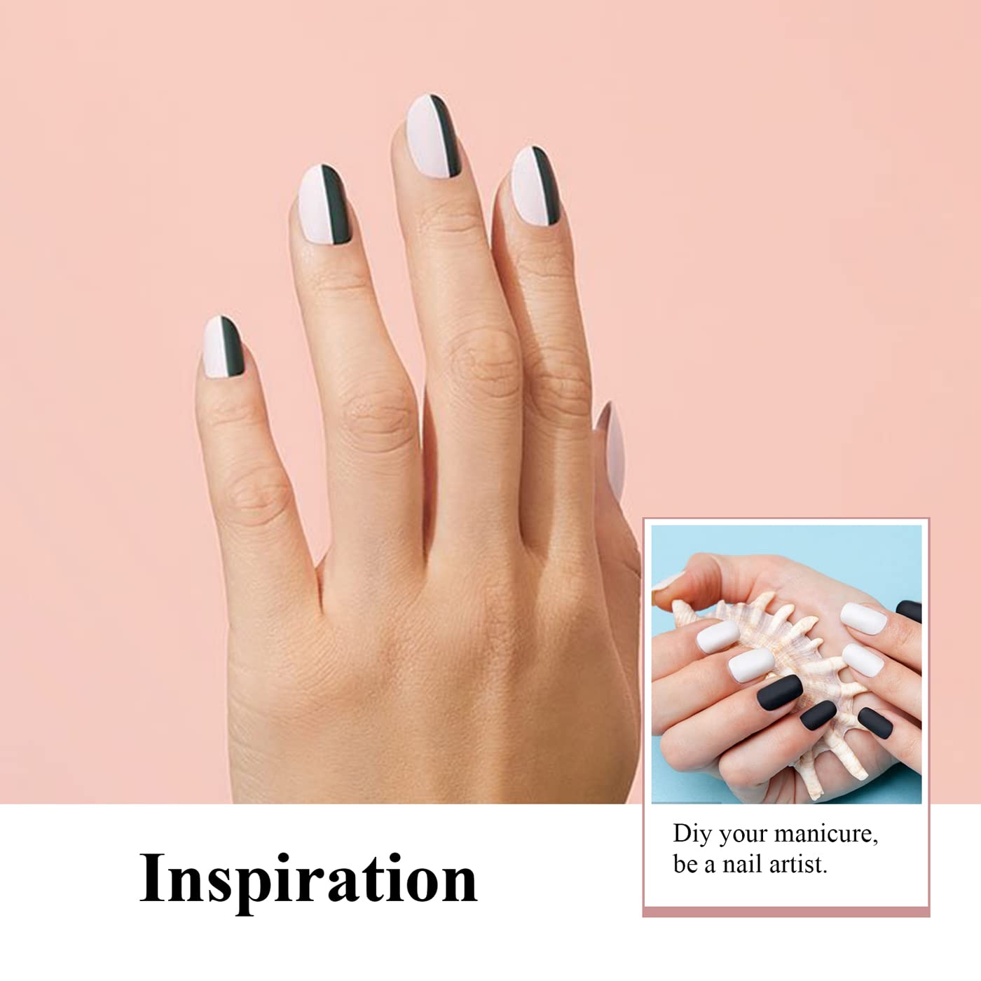 Imtiti Gel Nail Polish, 1 Pcs 0.5 Fl Oz White Nude Gel Polish Soak Off LED U V Nail Gel Polish Neutral Gel Nail Polish DIY Nail Art Starter Manicure Salon Gel Nail Kit for Women Girls