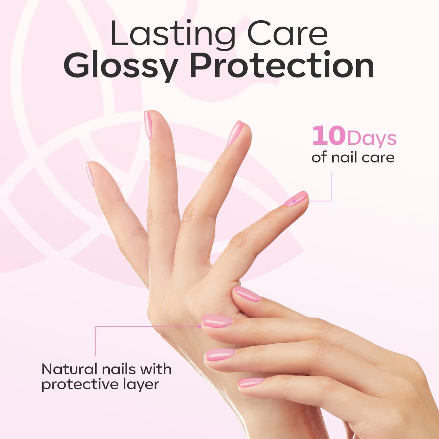 modelones Nail Strengthener Jelly Purple Pink Nail Repair for Damaged Nails Strengthening Polish 15ml Nail Growth and Strengthener Natural Concealer Foundation Nail Care Gifts for Women