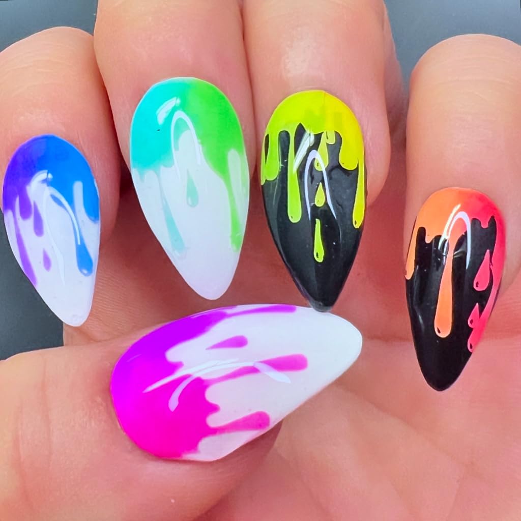 SheModern STICKY WHITE Stamping Polishes Stamping Polishes (Set of 3) For Nail Art Design Air-Dry Collection. More Transfer Time with Tacky Surface for Easy Adhere of Pigment, Glitter