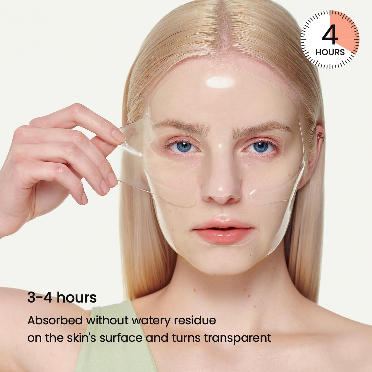 BIODANCE Refreshing Sea kelp Real Deep Mask, Overnight Hydrogel Mask, Calming, Oil & Sebum Control, Blemish Care, Korean Skincare, Stocking Stuffers for Teen Girls | 1.19oz(34g) x 4ea