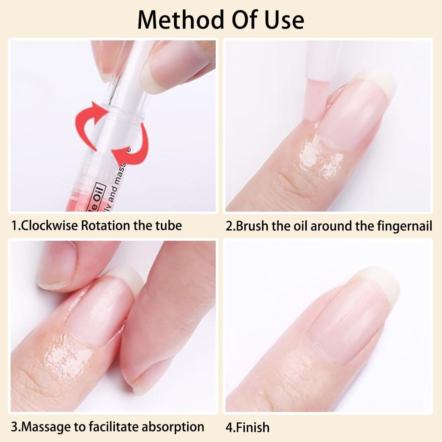8pcs Cuticle Oil Pen for Nails Care,Nail Oil for Strength,Nourish Moisten Care to Reduce Nail Cracking and Dry for Weak peeling brittle and thin nails