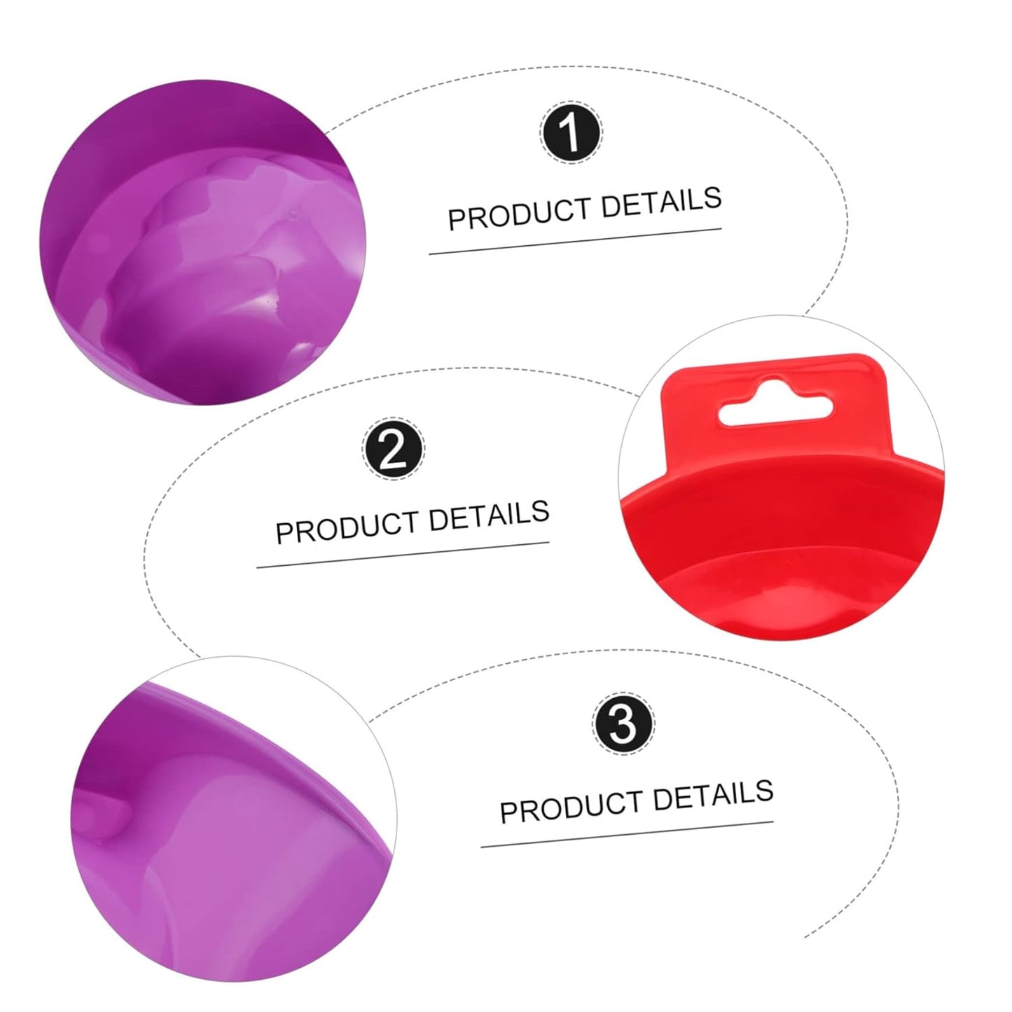 Housoutil Manicure Bowls for Soaking Bulk 8pcs Nail Art Bowls Warm Water Compatibility