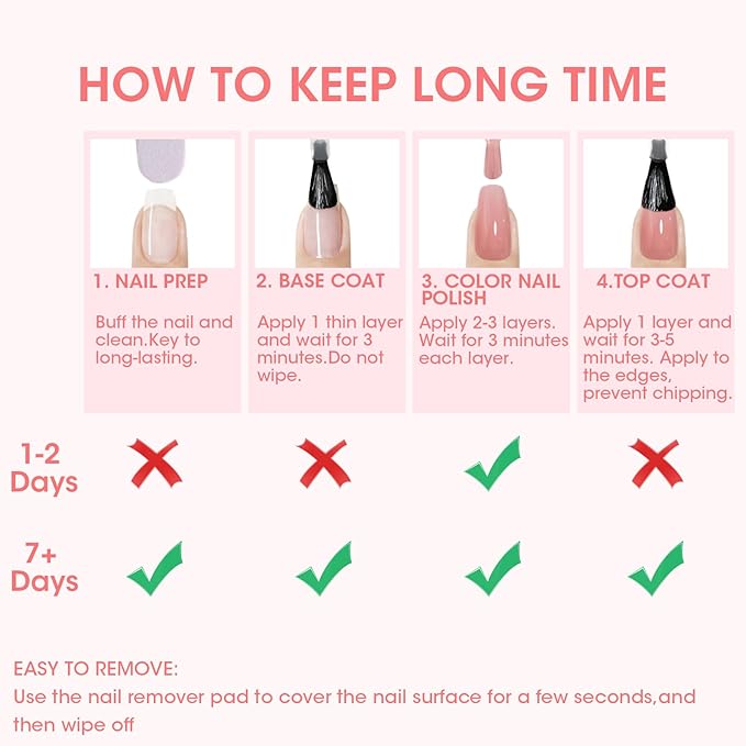 GELLEN Clear Nail Polish Base Coat Sheer Tinted Nude, Natural Color Regular Nail Polish, Calcium Formula Strengthens Nails, Enhances Natural Look, Quick Air Dry, Anti-Yellowing, Hema Free, Non-toxic