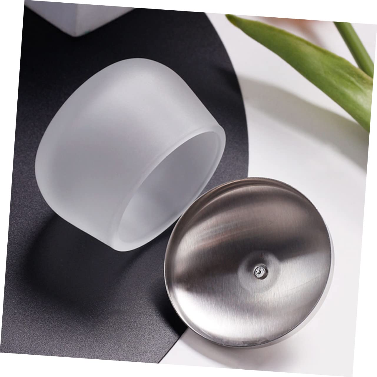 Decorative Glass Nail Soaking Bowl Lid Crystals for Nails Professional Manicure Cup