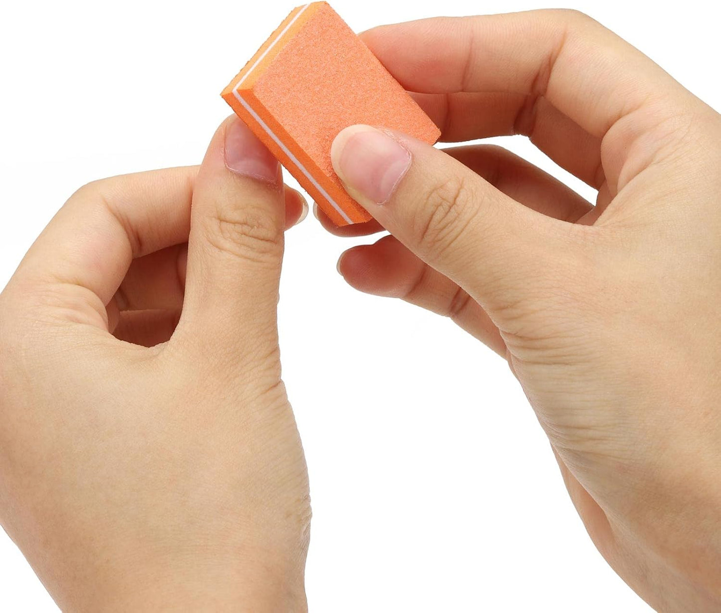 200Pcs Mini Nail Buffer Block 1.5in*1.1in*0.5in Grit Buffers for Natural Care(Mixed Color)