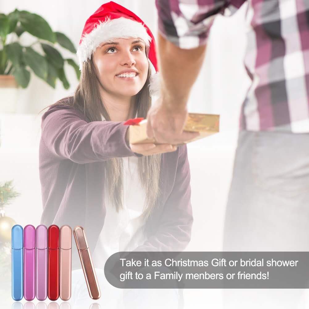 Premium Glass Nail File with Case, Crystal Diamond Salon Best Beauty Nail Buffer for Natural and Acrylic Nails Christmas Gift for Woman and Man,Light Purple