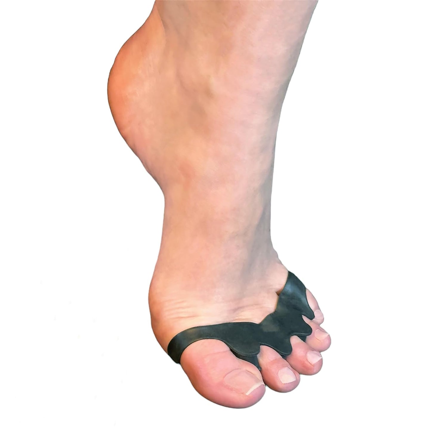 Toe Spacers - Toe Separators For Women - Toe spacers for men - Toe Spacers for Bunions, Hammertoes and Hallux Valgus - Correcting Bunions and Restoring Toes to Their Original Shape - Foot Care - Color Black