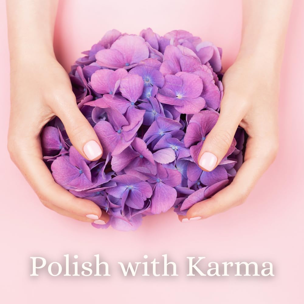 Karma Organic Nail Polish Remover with Soybean Oil and Lavender Oil- Non Toxic, Vegan, Cruelty Free, Acetone Free – Nails Strengthener for Fingernails – 12 fl. Oz. (3 Pack)
