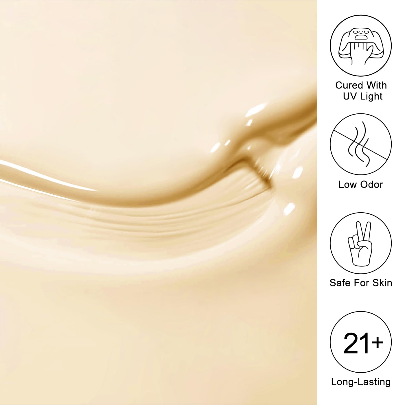 Imtiti Yellow Gel Nail Polish, Butter Yellow Nail Gel Polish High Gloss Soak Off UV LED Spring Summer Art Manicure Salon DIY Design 10ML