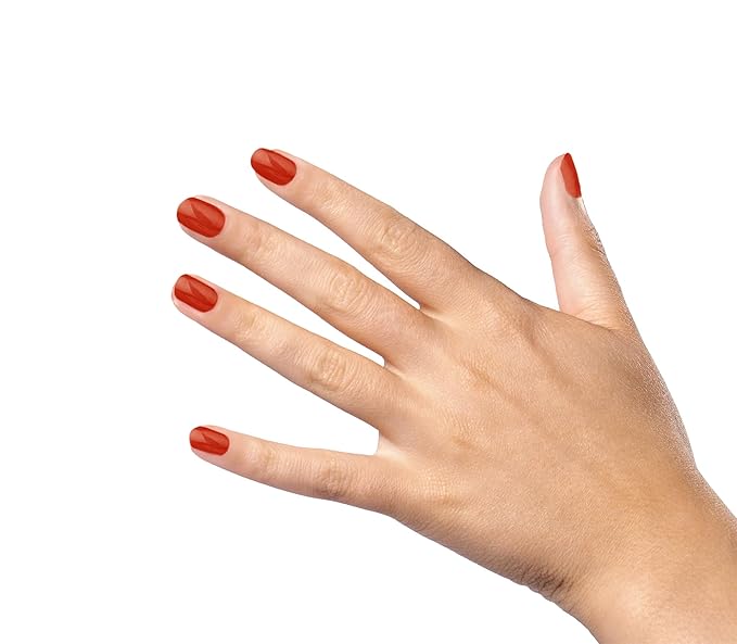 duri Nail Polish, 682 Goji Berries Éclair, Vibrant Orange Color, Full Coverage, Glossy Finish, 0.45 Fl Oz