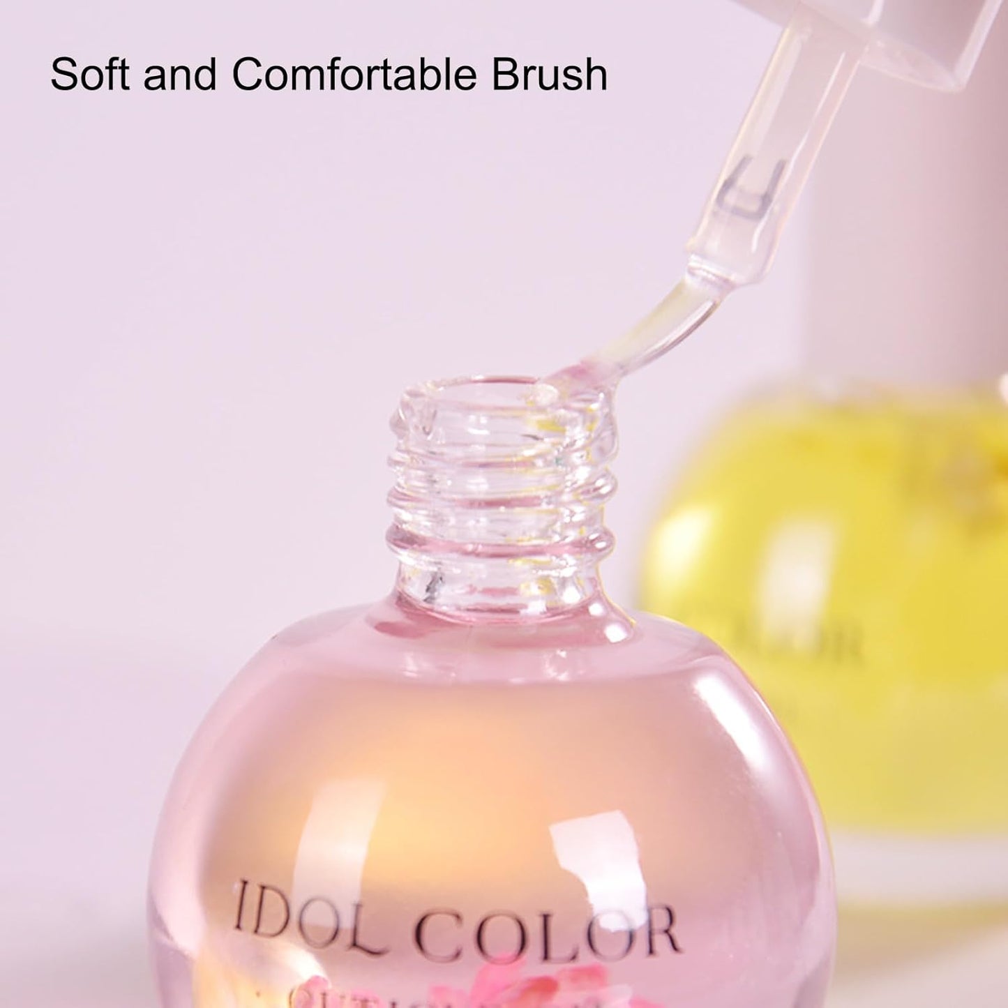 Flowery Scented Cuticle Oil, Infused with Real Flowers, Cuticle Revitalize Oil, Nail Oil For Growth And Strength, Cuticle Remover - Nail Strengthener - Cuticle Softener (0.5 fl.oz, ROSE)