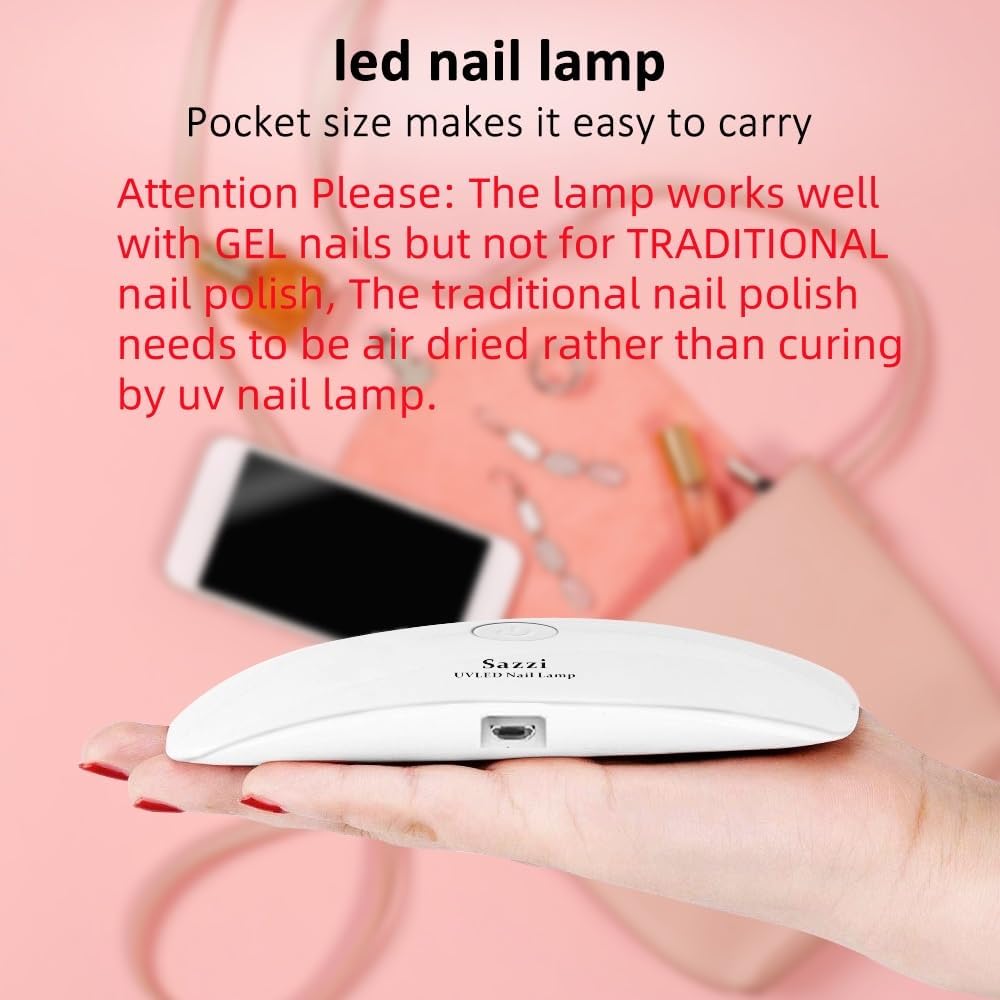 UV LED Nail Lamp UV Light for Gel Nails, Nail Dryer for Gel Polish and Resin, Curing light24W