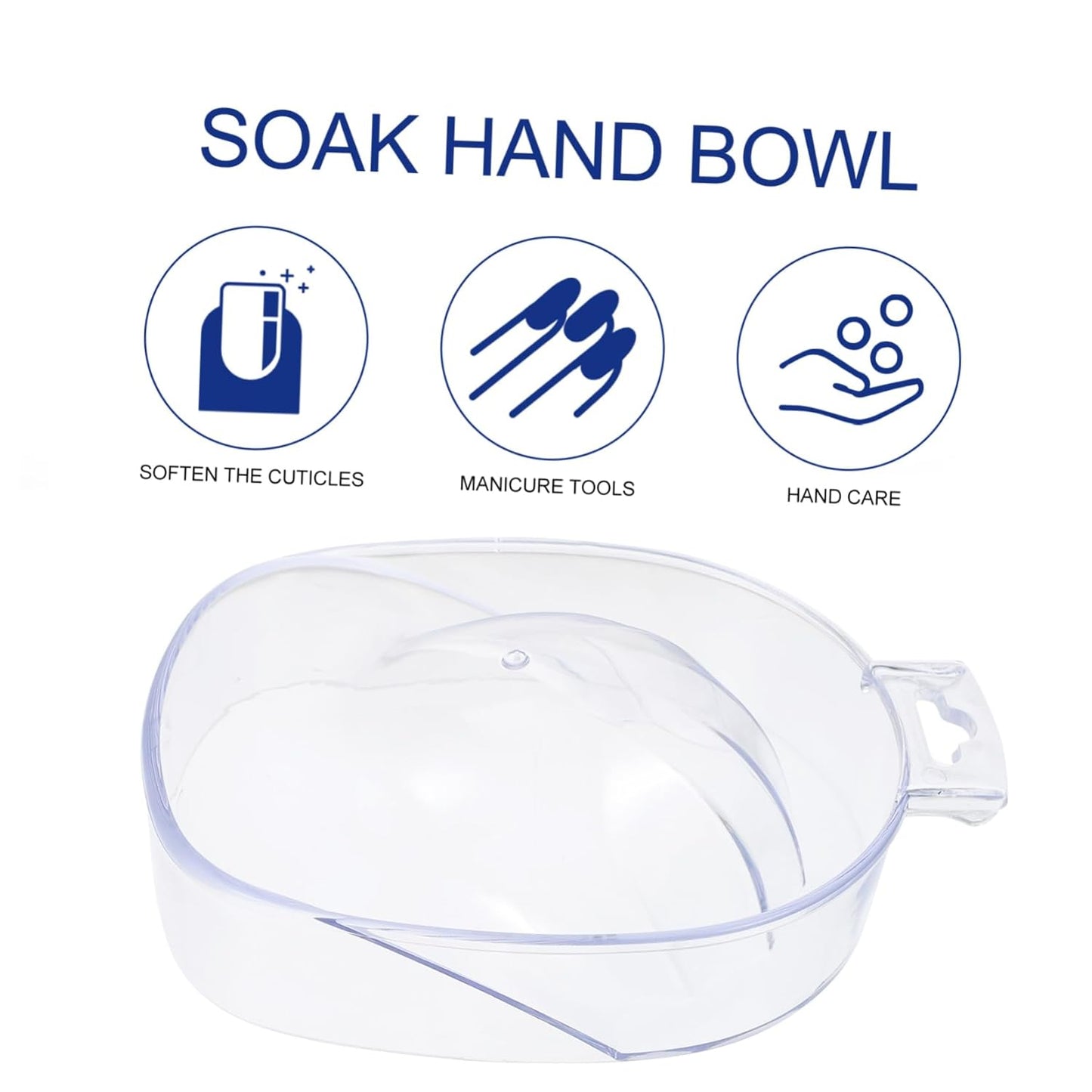 Diy Manicure Soaking Bowl Nail Art Soaking Container Nail Soaker Bowl Set