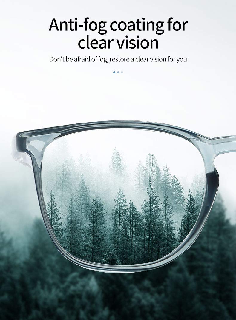 Alsenor Safety Glasses Anti Fog Goggles Protective Eyewear Blue Light Blocking Anti Dust UV Protection Glasses For Men Women (New-Purple)