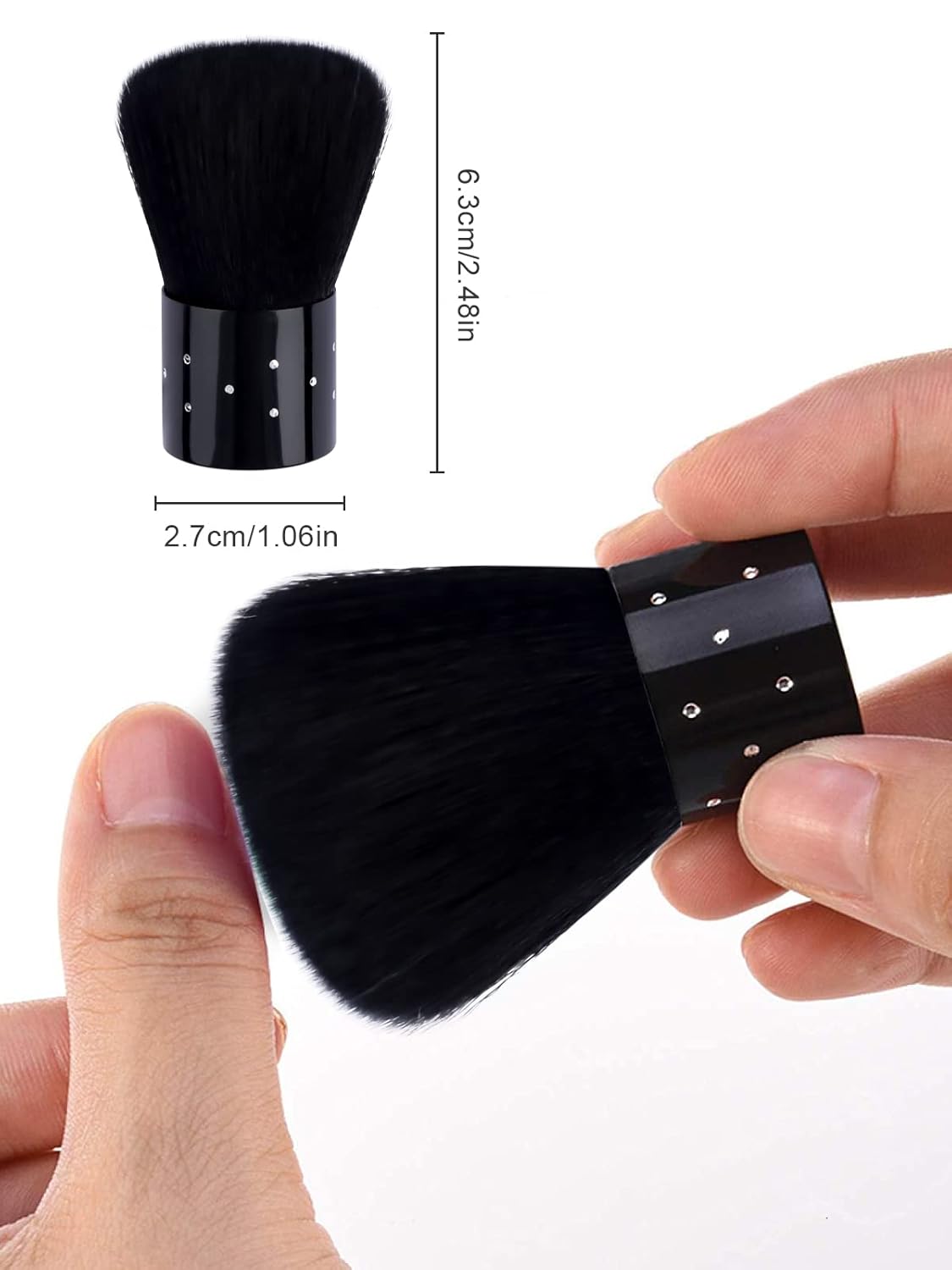 TOROKOM 19Pcs Acrylic Nail Brush Set, Nail Brushes for Nail Art Pen Nail Art Tools for Acrylic Application incl 7Pcs Gel Nail Polish Brush,6Pcs Nail Design Brush,5Pcs Dotting Pen,1Pc Nail Dust Brush