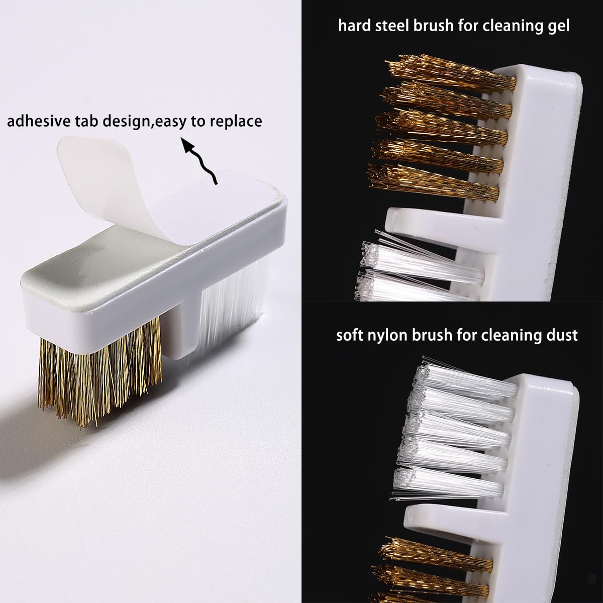 2 in 1 Pink Nail Drill Bit Holder and Nail Drill Bits Cleaner Brush Case, 30 Holes Dust-proof Nail Bit Holder Organizer Display Storage Box, Nail Bit Cleaning Case Manicure Container Tool