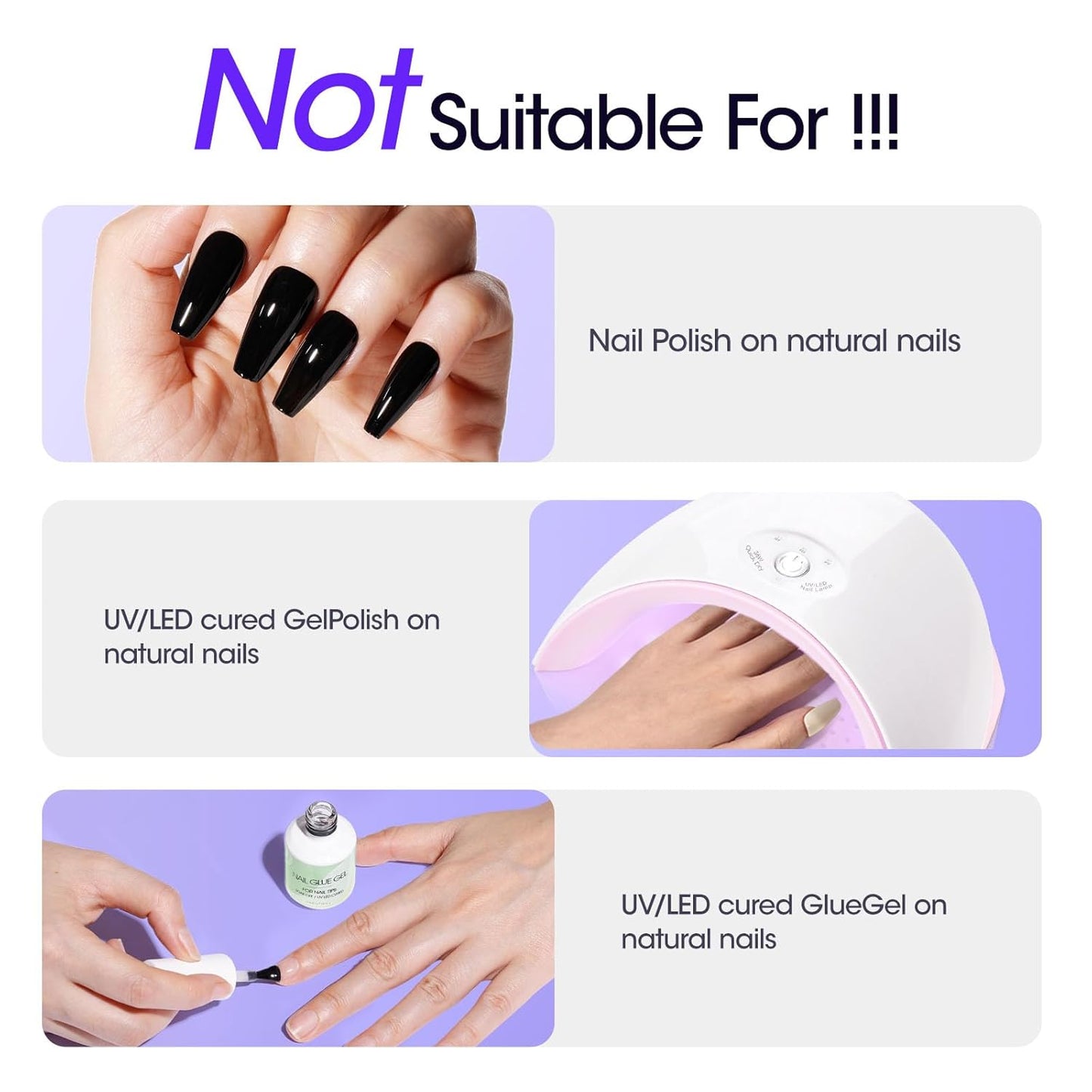 Gellen Solid Gel Nail Glue Remover Spray, 60ML Nail Glue Remover for Press On Nails Acrylic Nails Fake Tips, Acetone Free Soak Off Press-on Nail Removers Glue Off, Not UV Gel Polish Removers
