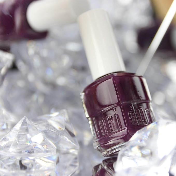 duri Nail Polish, 764 Sorry Not Sorry, Deep Purple, Full Coverage, Glossy Finish, Fast Drying, Lasting, 0.45 Fl Oz