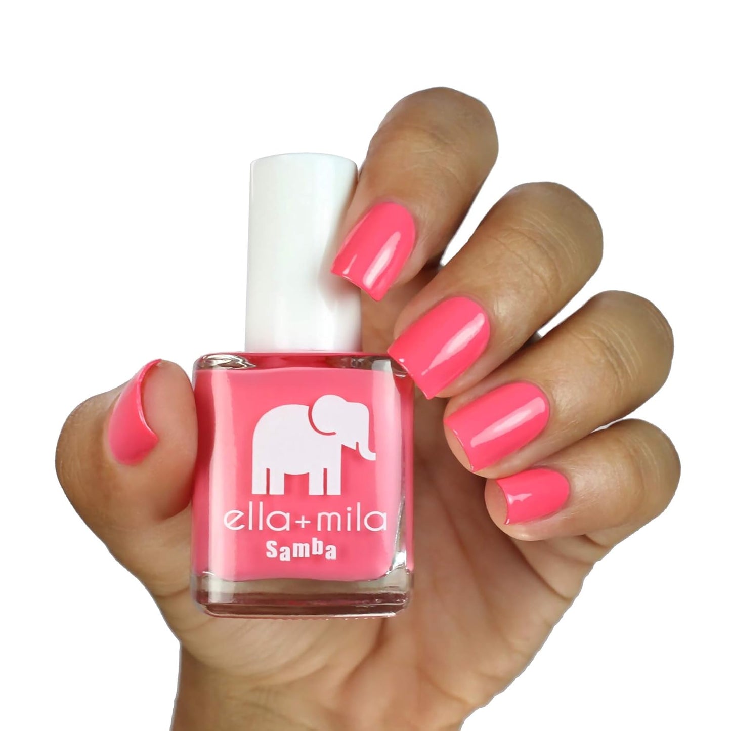 ella+mila Professional, Quick Dry, Long-Lasting & Chip-Resistant Pink Nail Polishes (Pinktini - 0.45 fl oz)