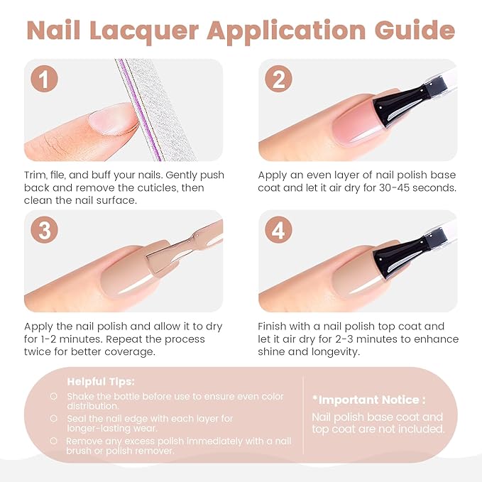 RARJSM Nude Pink Gel Nail Polish 2pcs Set,Gel and Lacquer Combo,Apricot Pink Air Dry Nail Lacquer and Nude Pink GelPolish LED UV Curing Requires French Manicure DIY Nail Art Home Salon 15ml