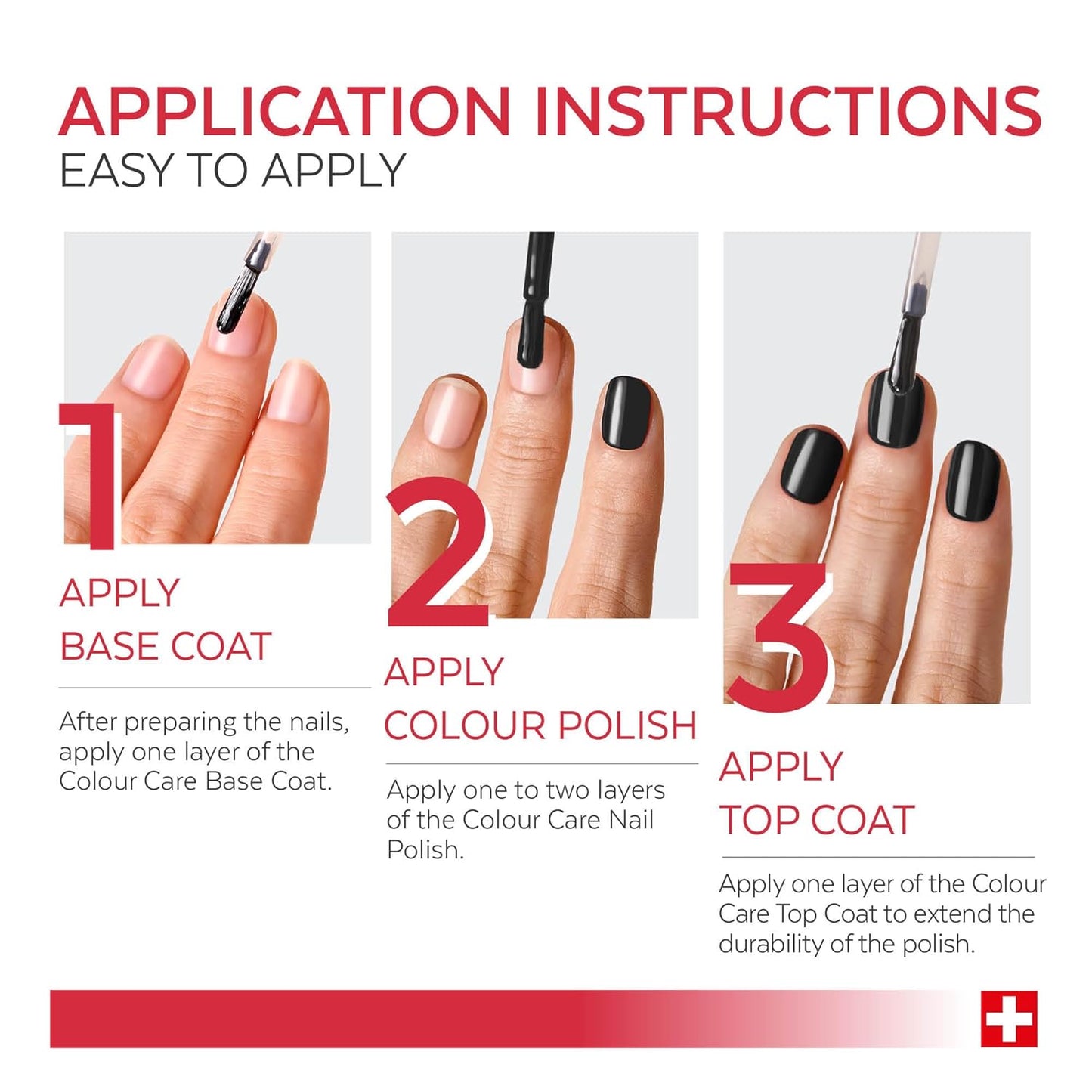 PODERM - Nail Polish β Enriched with Tea Tree β Improves nail appearance β Ingredients Natural/Vegan - foot/hand - Swiss Made (Jet Black)