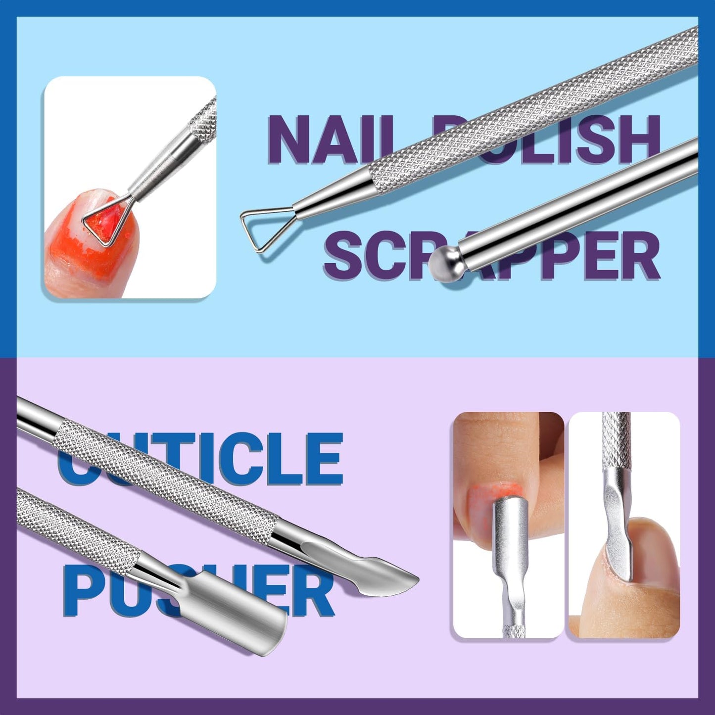 TsMADDTs 12PCS Nail Soaking Bowl Acetone Gel Polish Remover Kit with 2PCS Soak Off Bowls Manicure Bowls for Hands, Cuticle Remover Tools, Cuticle Oil, Files, Buffers, Brush, Dip Removal Kit