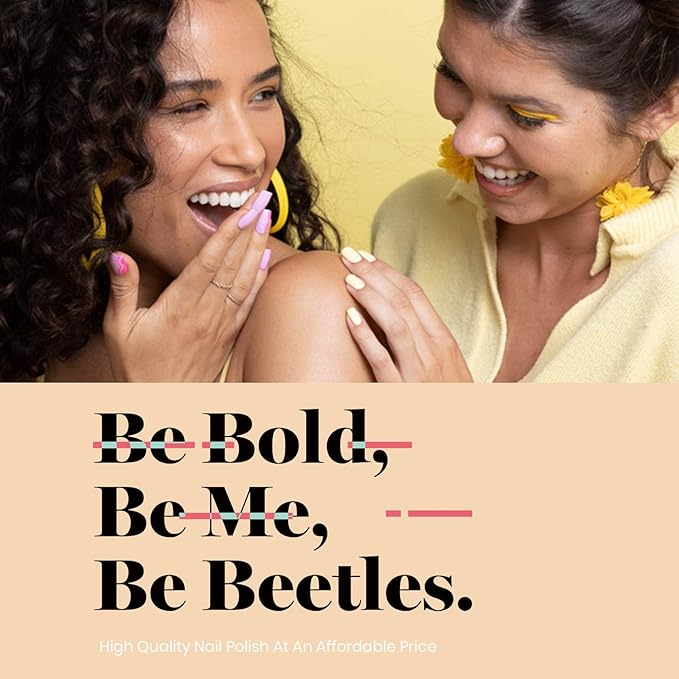 Beetles Mauve Gel Nail Polish – 15ml Dusty Rose Pink Purple Gel Polish, Elegant Neutral UV LED Soak Off UV Nail Color, Long Lasting Glossy for Salon & Home Manicure