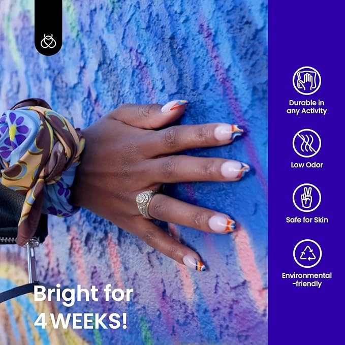 Beetles Blue Gel Nail Polish Paulina Lapis Royal Blue Color Soak Off Uv LED Nail Lamp 4th of july Gel Nail Polish Nail Art Design Patriotic Manicure Salon Diy Home for Women