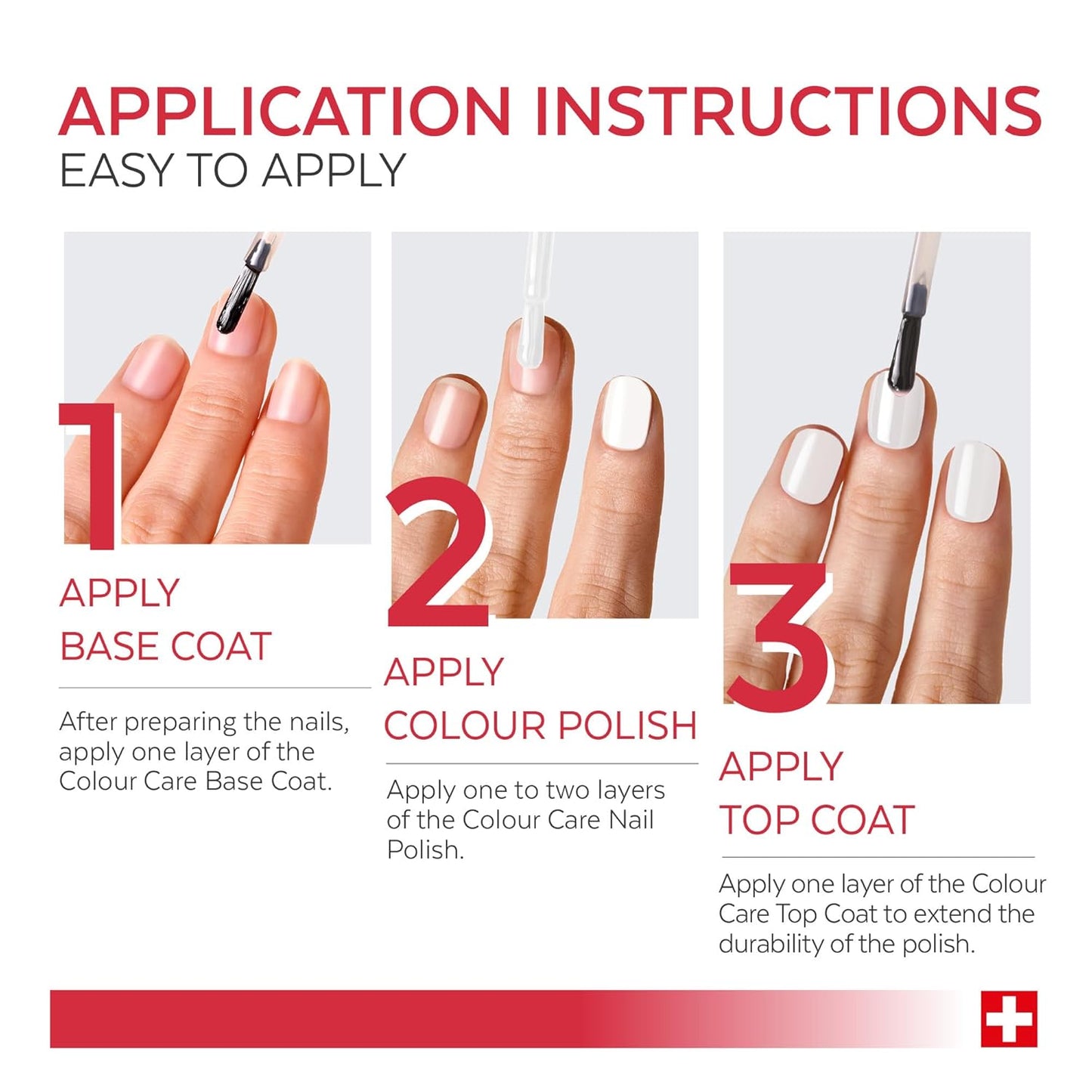 PODERM - Nail Polish β Enriched with Tea Tree β Improves nail appearance β Ingredients Natural/Vegan - foot/hand - Swiss Made (French White)