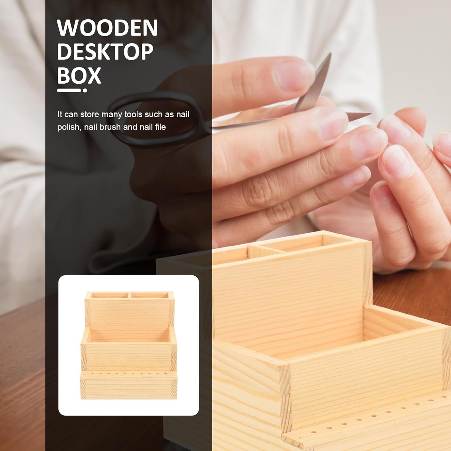 Box storage box manicure bit display stand nail tech supplies nail holder nail drill holder rack drill holder for makeup organizer drill bit log small pencil holder office