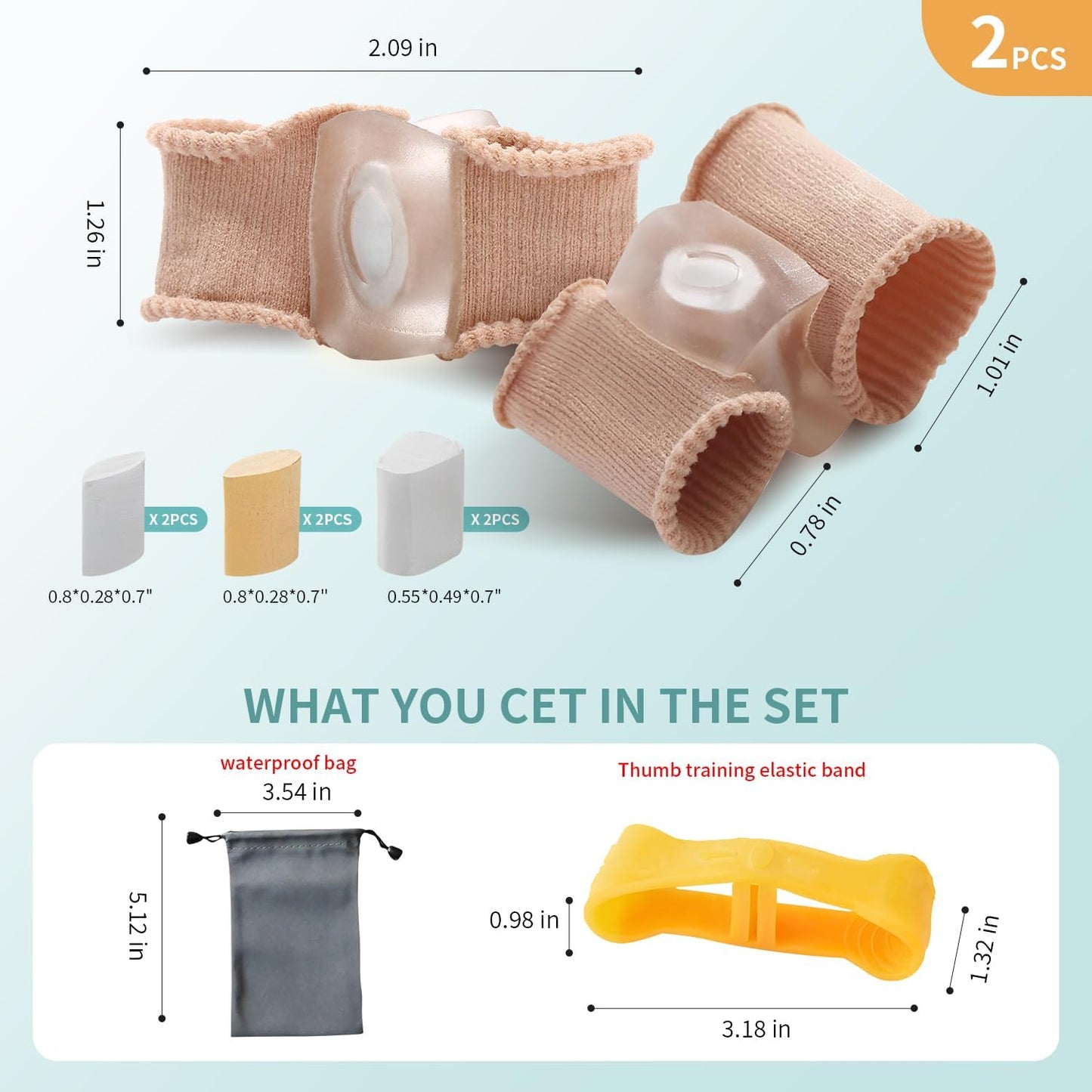 Adjustable Big Toe Separators for Women & Men Bunion Corrector & Hammer Toes Straightener, Silicone Spacers for Overlapping Toes, Corn Relief & Foot Pain Support, Soft Gel Protectors